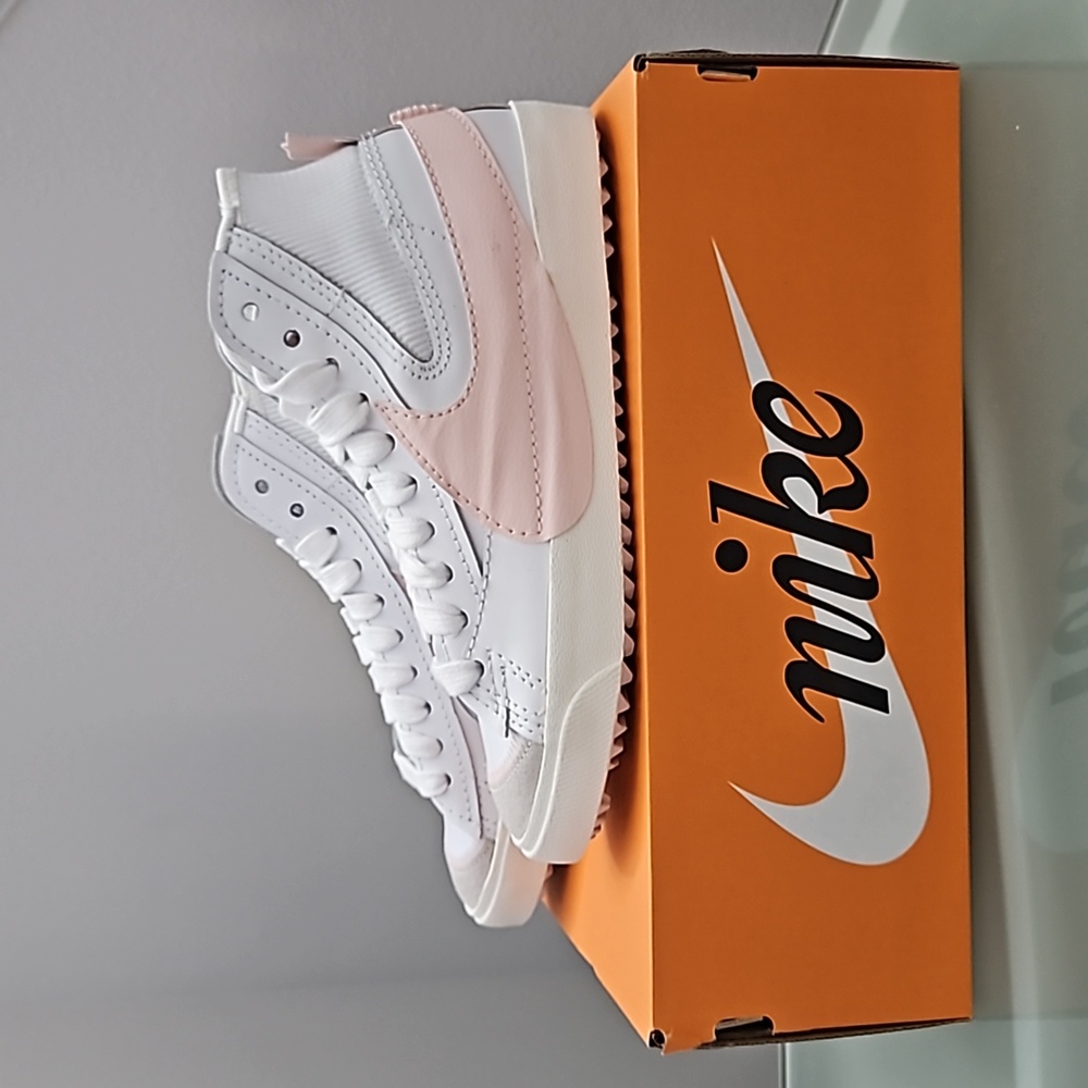W BLAZER MID '77 JUMBO White/Atmosphere-Pink Oxford Nike